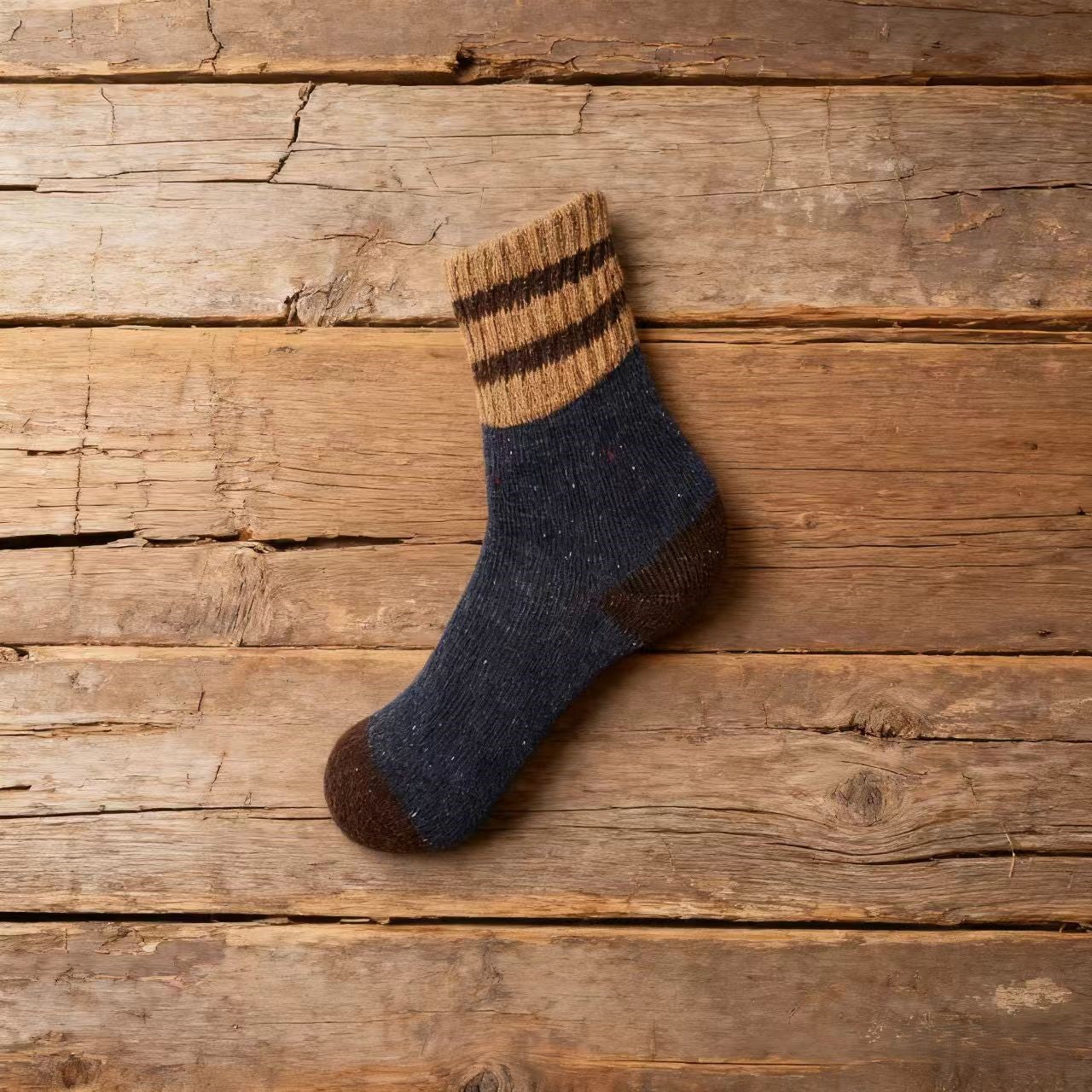 Color Dots Striped Warm Socks