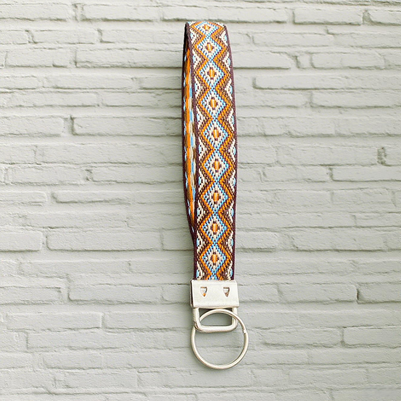 Vintage Ethnic Embroidered Keychain