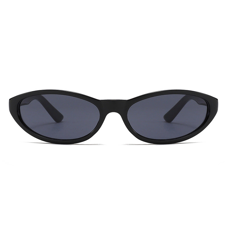 Stylish Vintage Sunscreen Oval Sunglasses