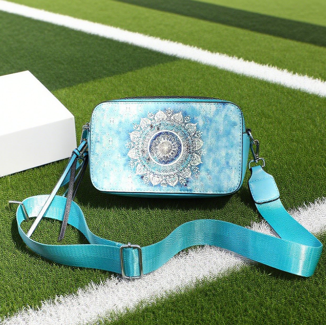 Printed funny pack crossbody bag