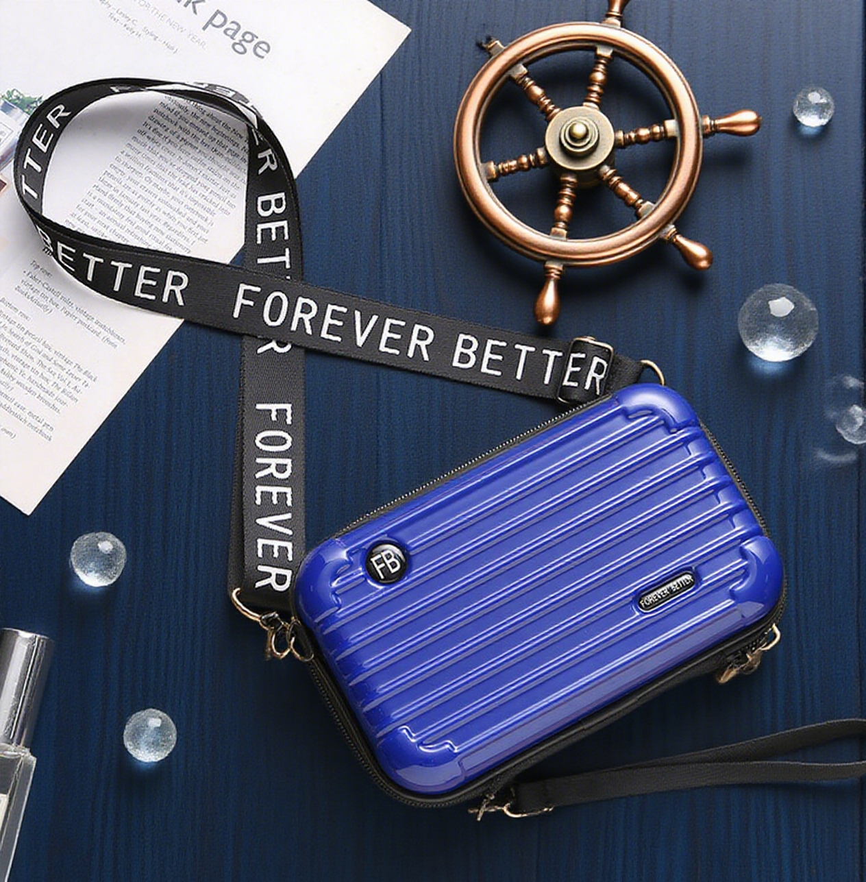 Forever better box crossbody bag