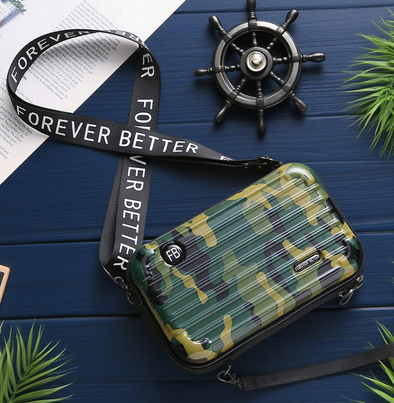 Forever better box crossbody bag
