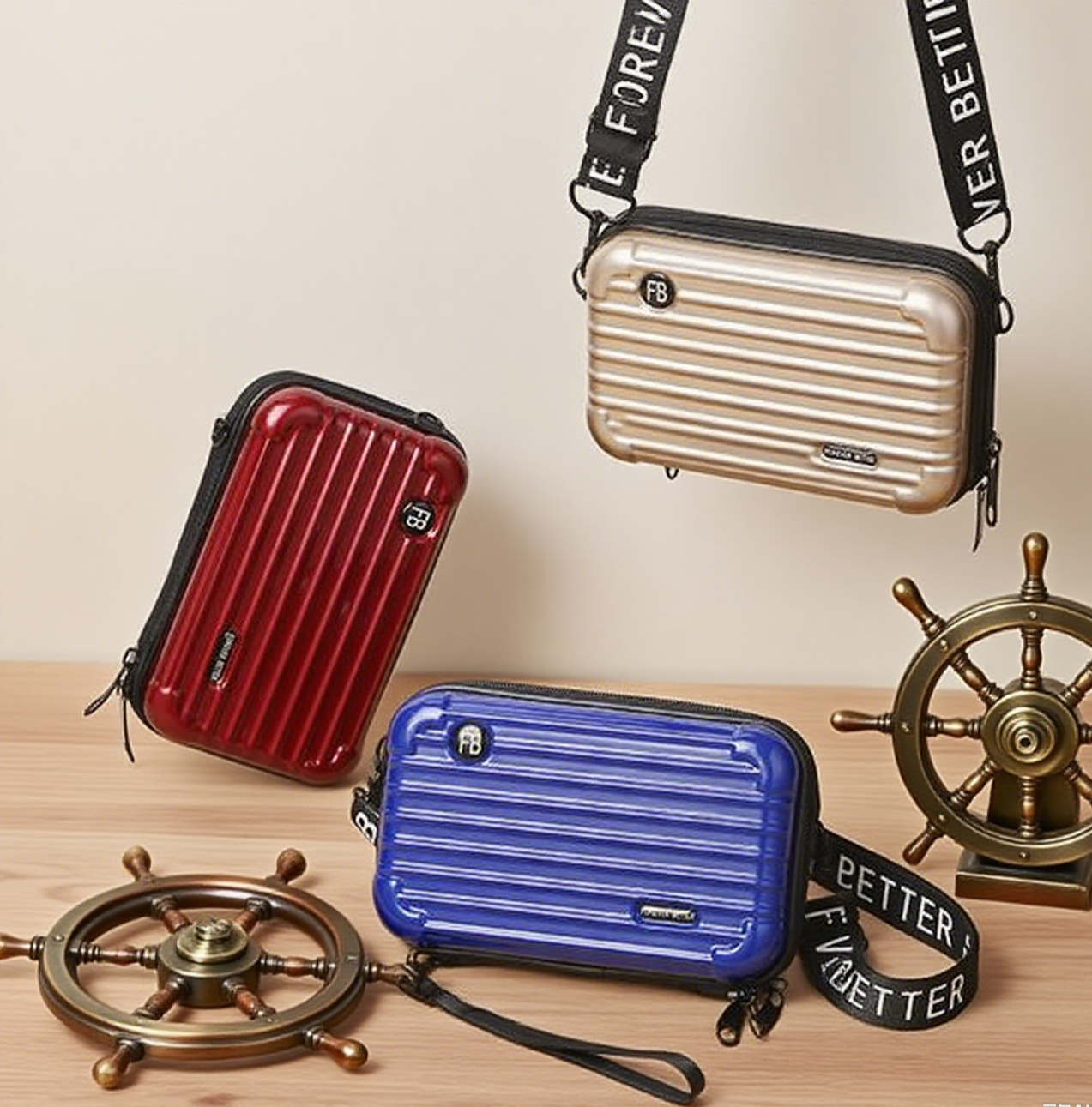Forever better box crossbody bag