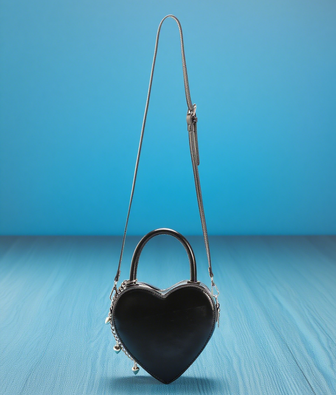 Poker heart print bag y2k funny pack