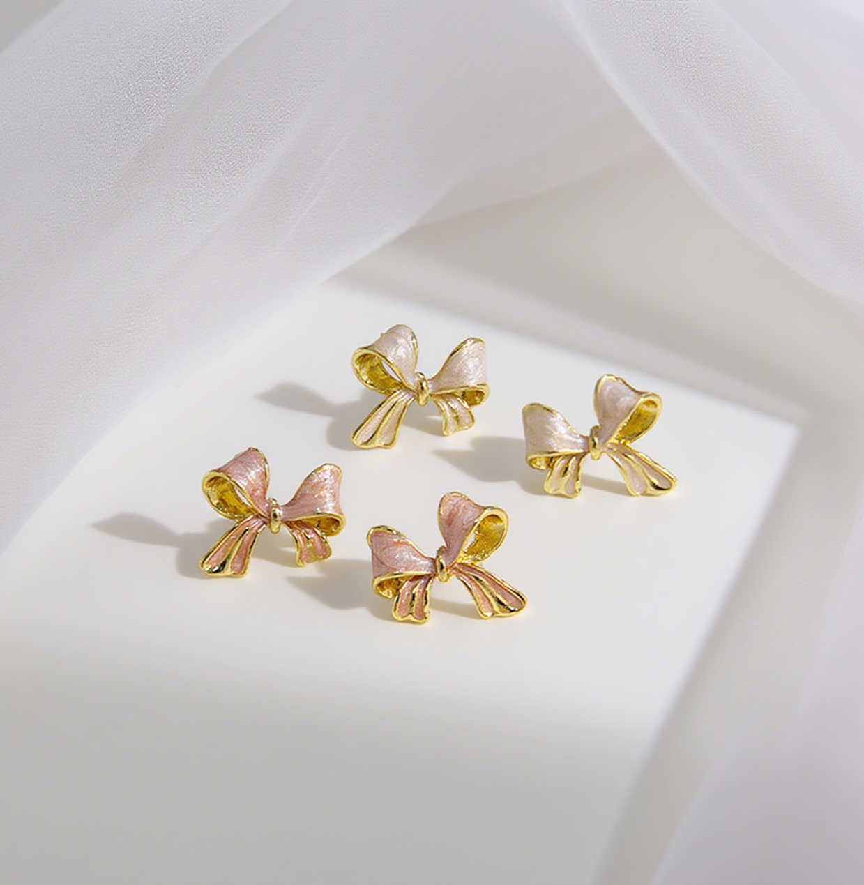 Stylish Cute Bow Stud Earrings