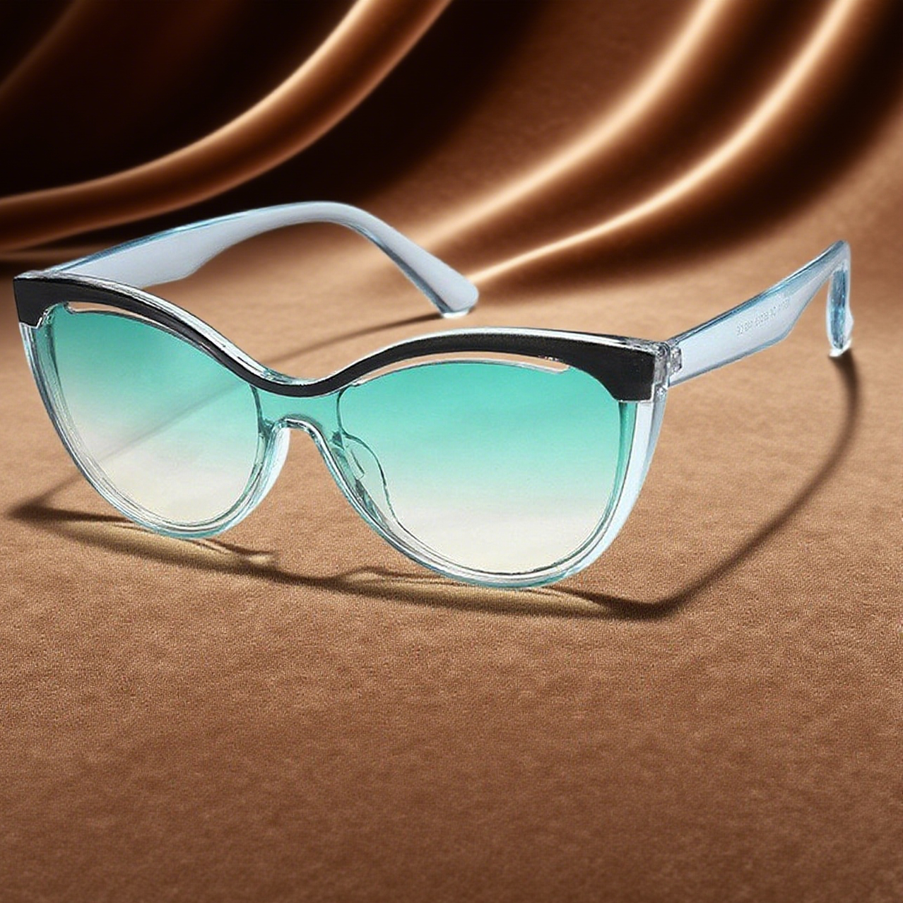 Trendy Cat-Eye Cut-Out Sunglasses