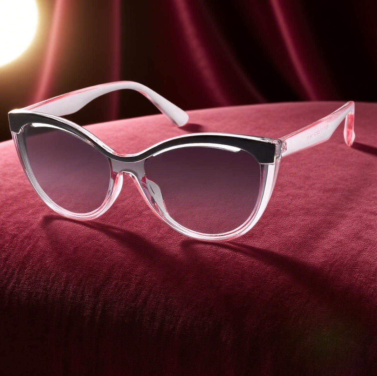 Trendy Cat-Eye Cut-Out Sunglasses