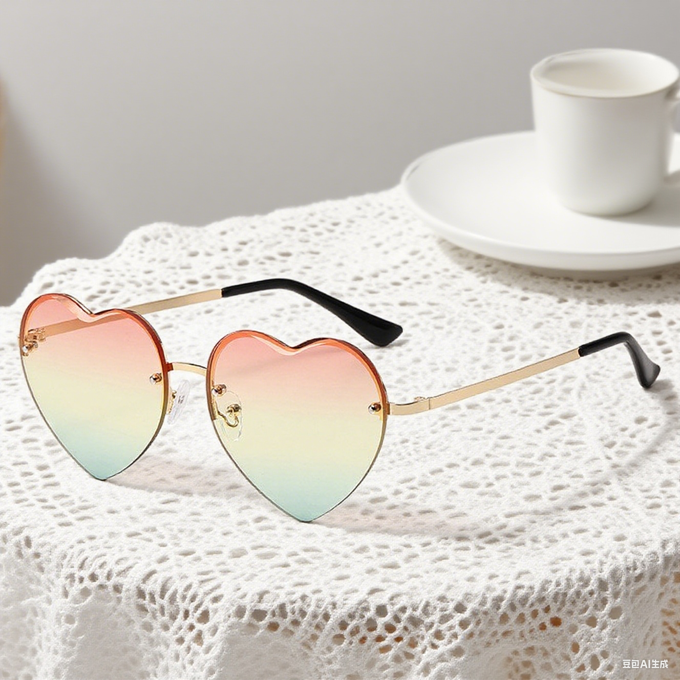 Love Fashion Rimless Sunglasses