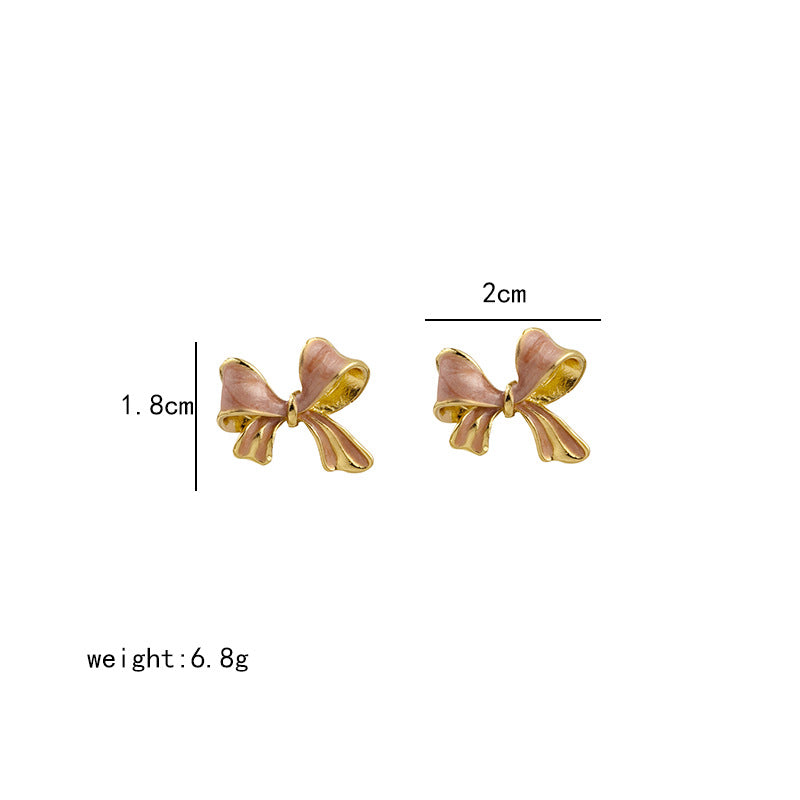 Stylish Cute Bow Stud Earrings