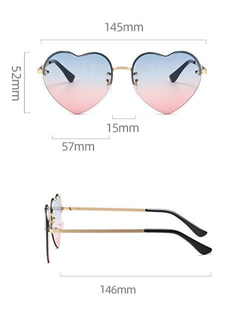 Love Fashion Rimless Sunglasses