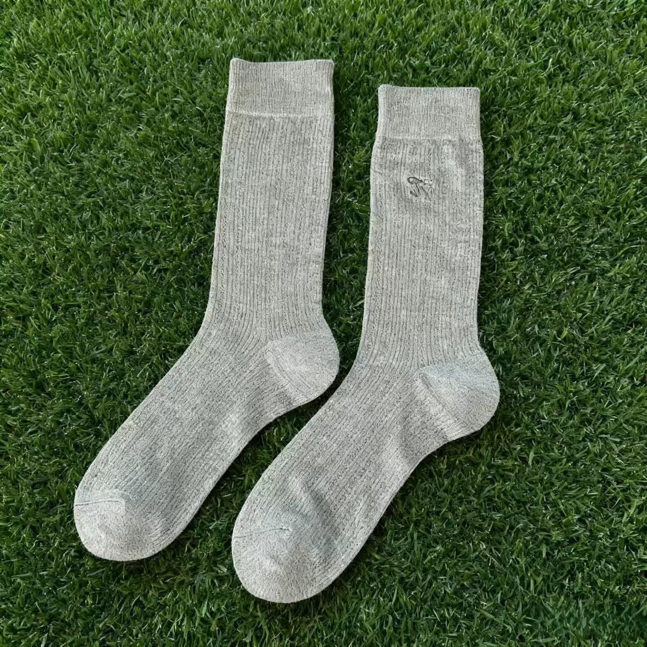 Thin Bow Pattern Sweet Cut-Out Mesh Socks