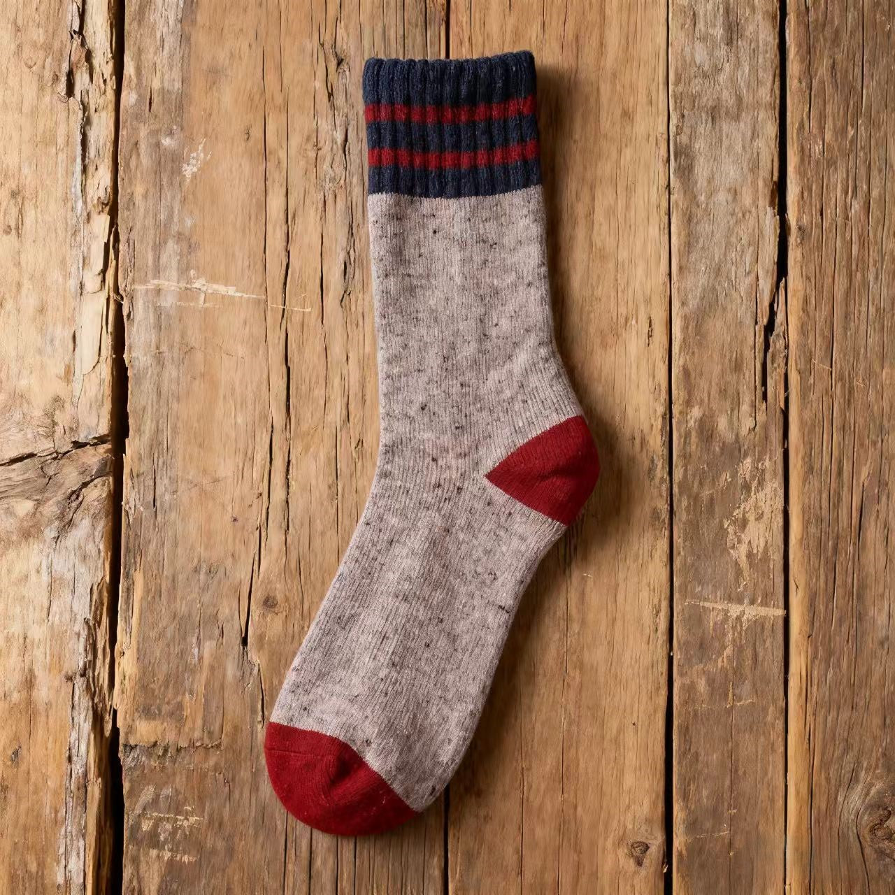 Color Dots Striped Warm Socks