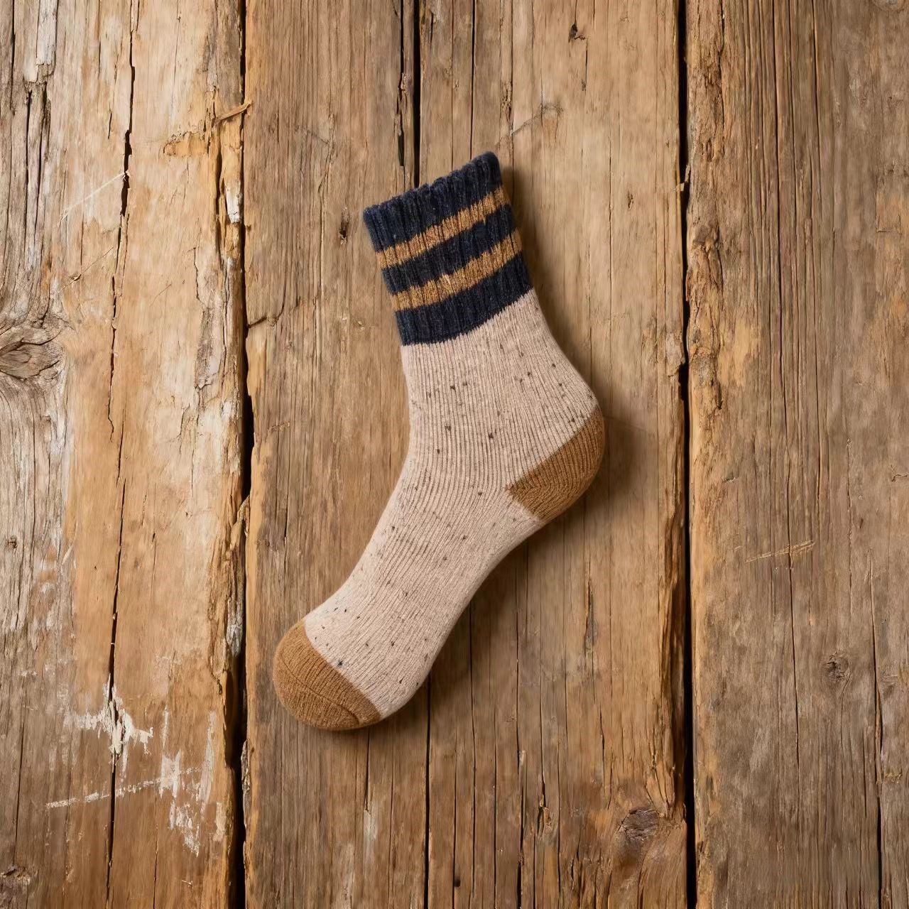 Color Dots Striped Warm Socks