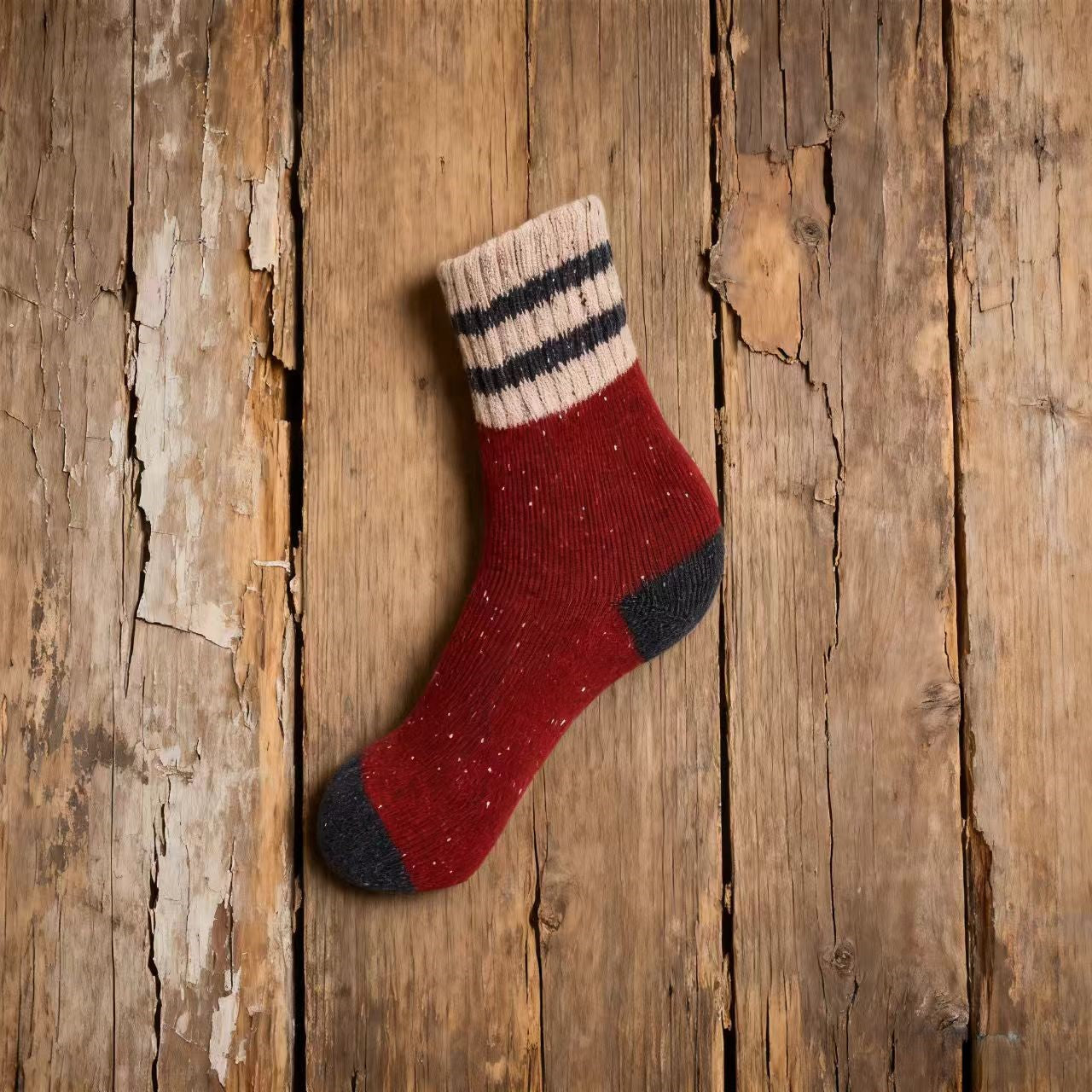 Color Dots Striped Warm Socks