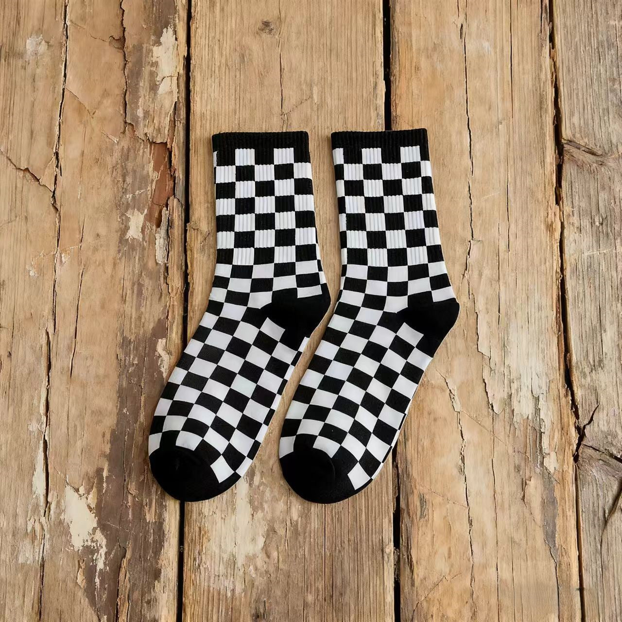Checkerboard Socks