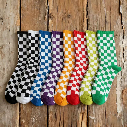 Checkerboard Socks