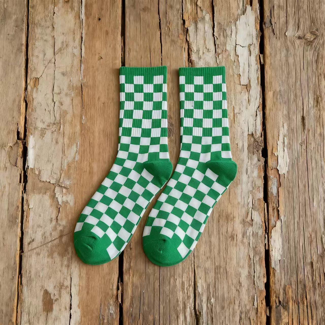 Checkerboard Socks