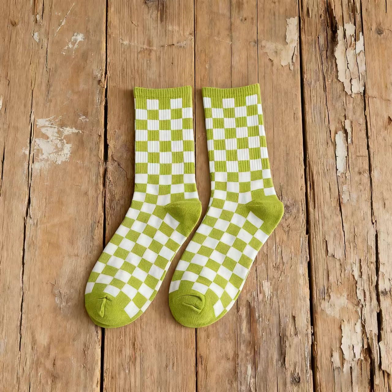 Checkerboard Socks