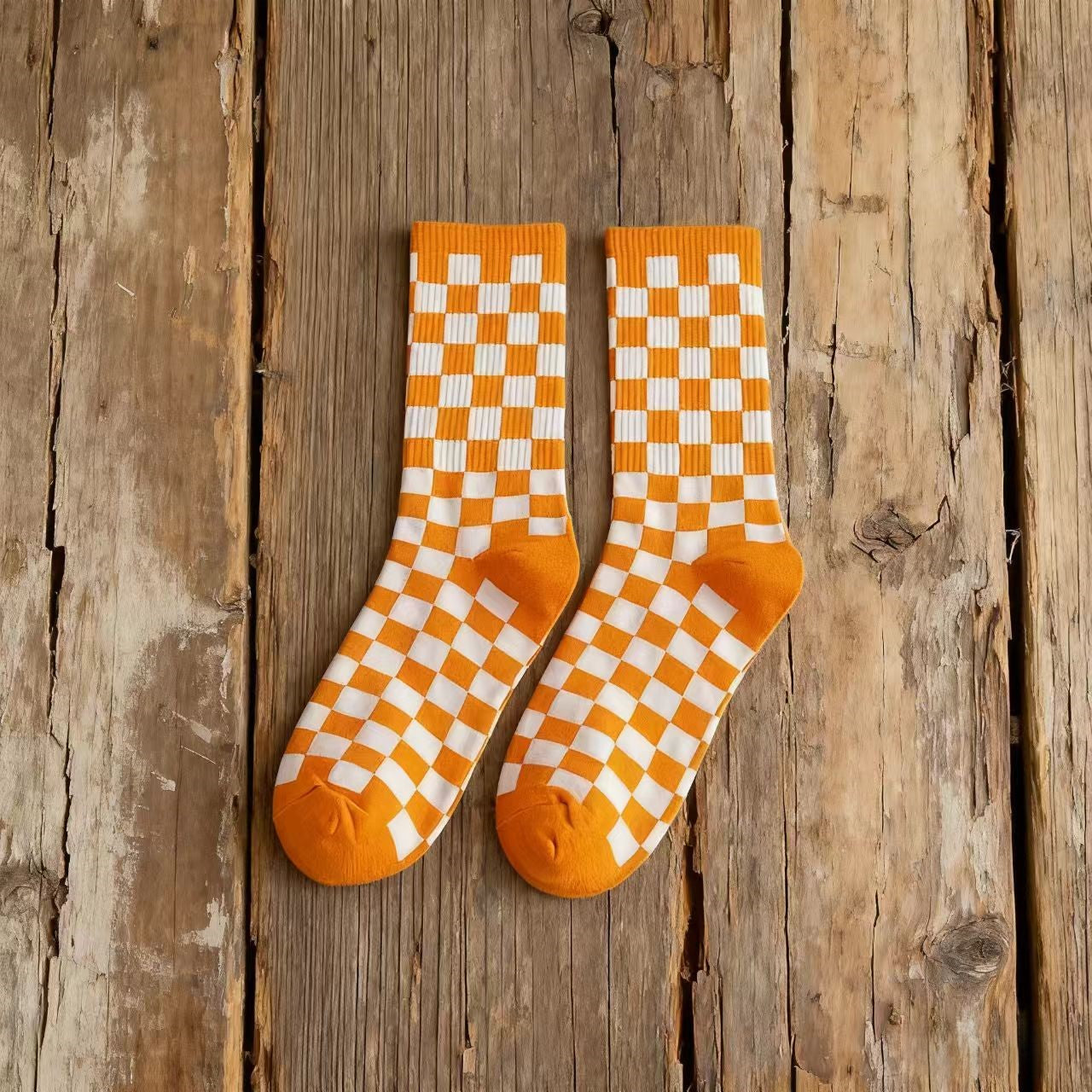 Checkerboard Socks