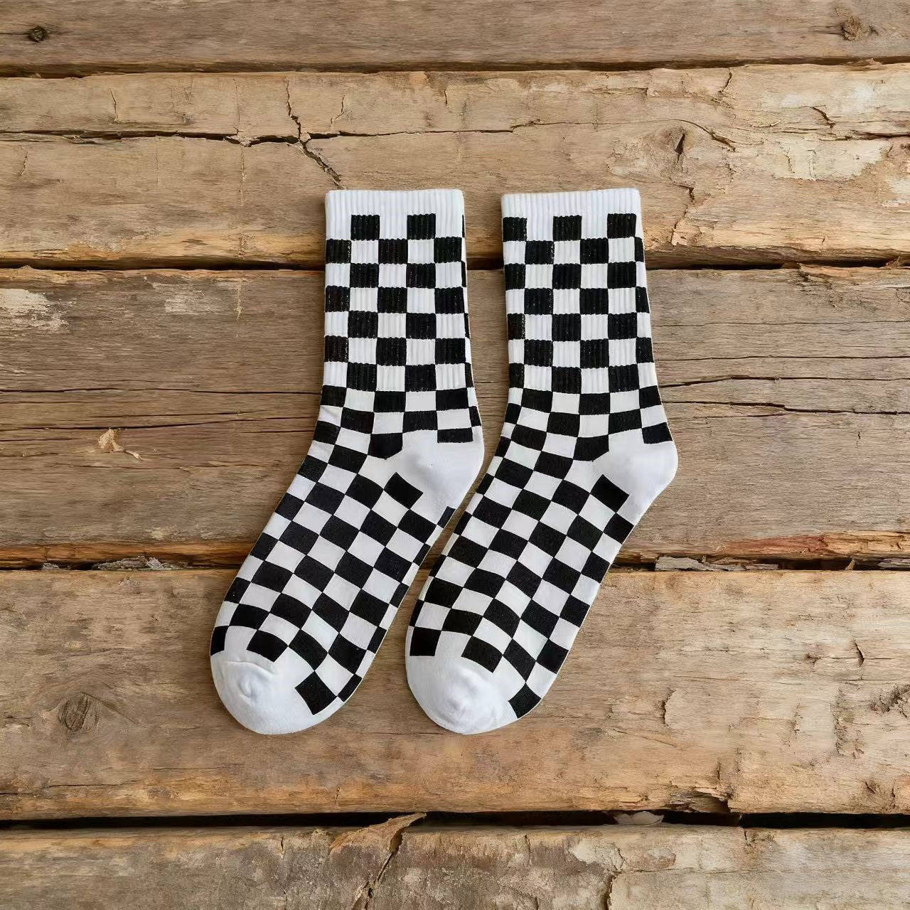 Checkerboard Socks