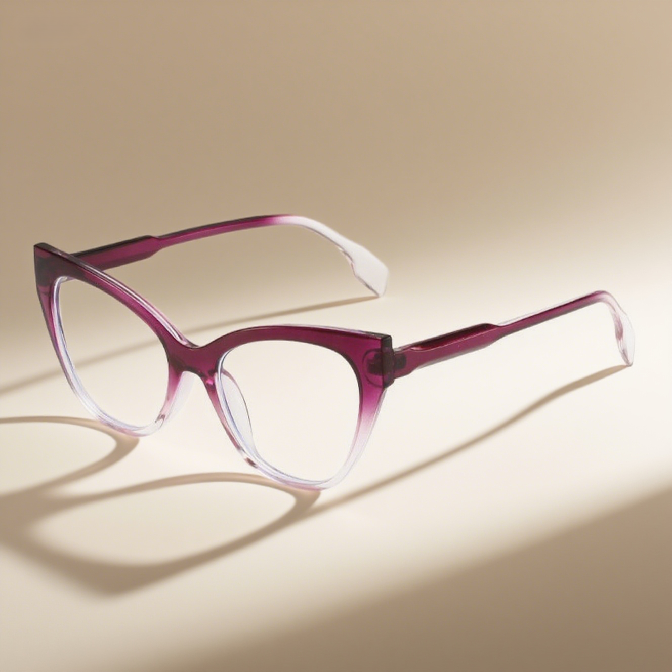 Lightweight Cat-Eye Blue-Light Blocking Glasses