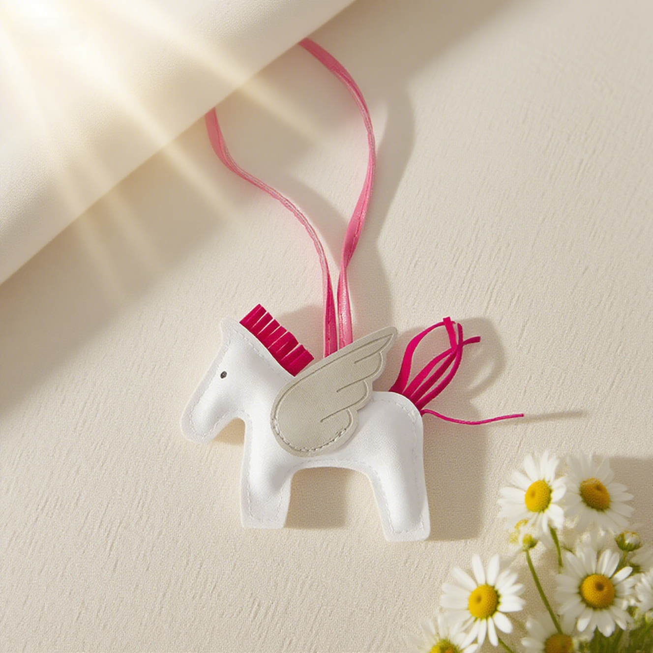 Angel Wings Pony Bag Charm 23 Colors