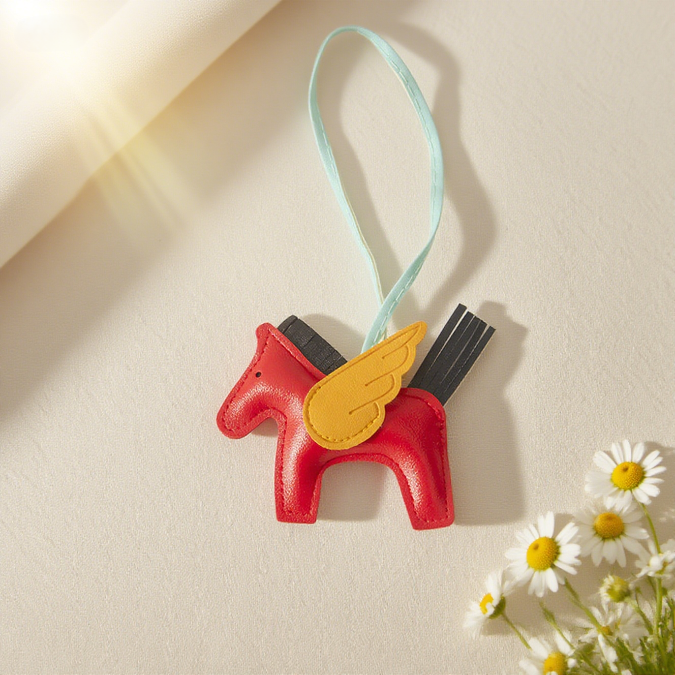 Angel Wings Pony Bag Charm 23 Colors