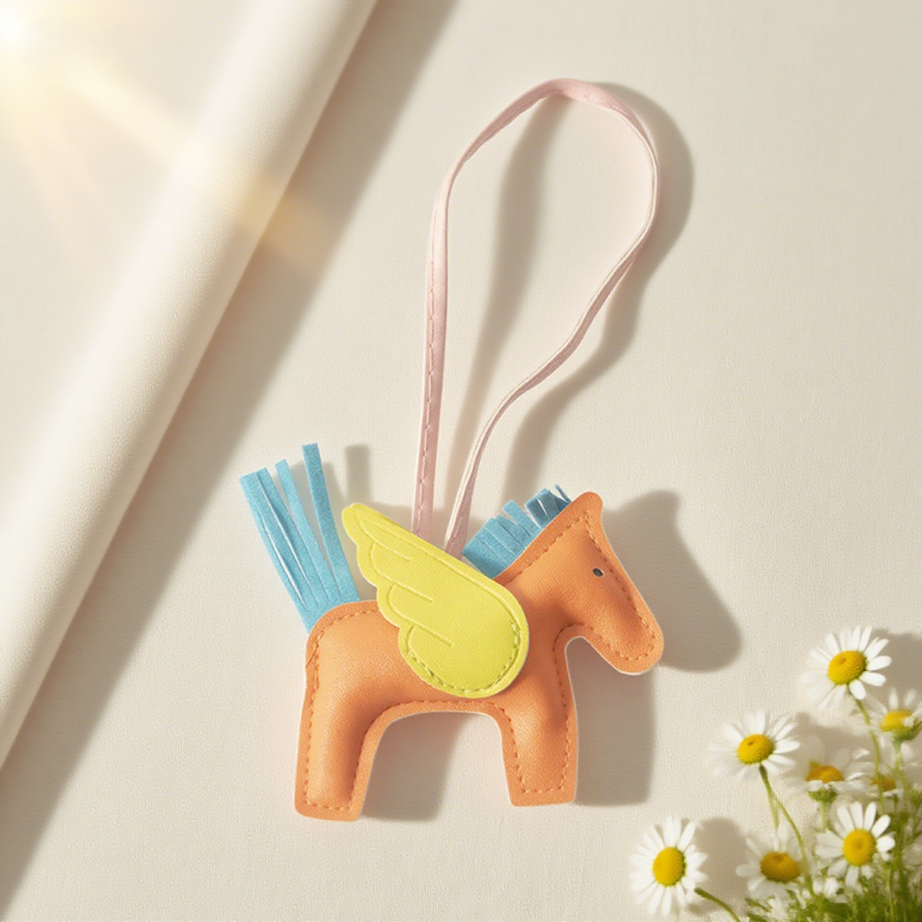 Angel Wings Pony Bag Charm 23 Colors