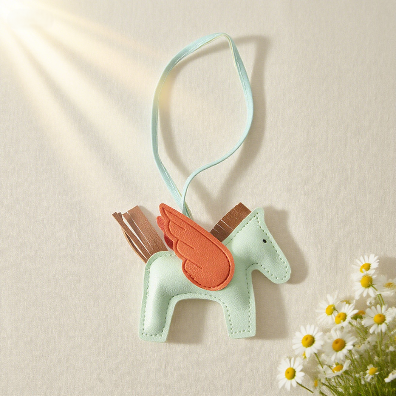 Angel Wings Pony Bag Charm 23 Colors