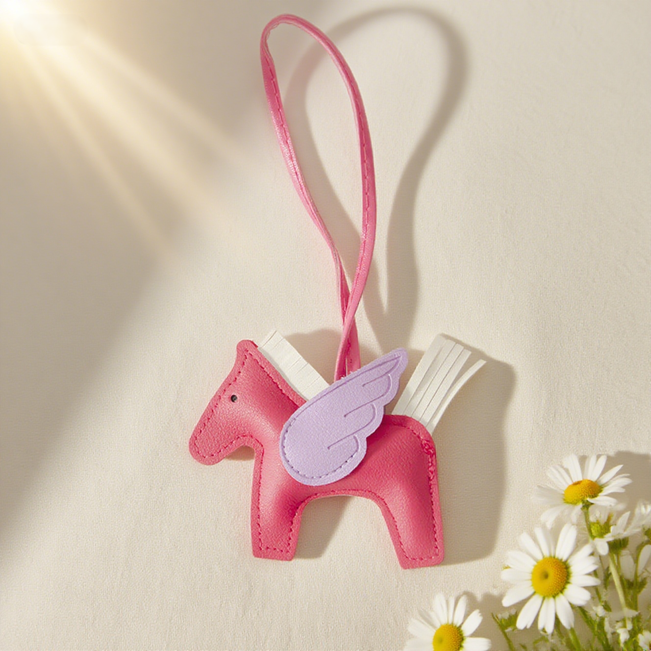 Angel Wings Pony Bag Charm 23 Colors