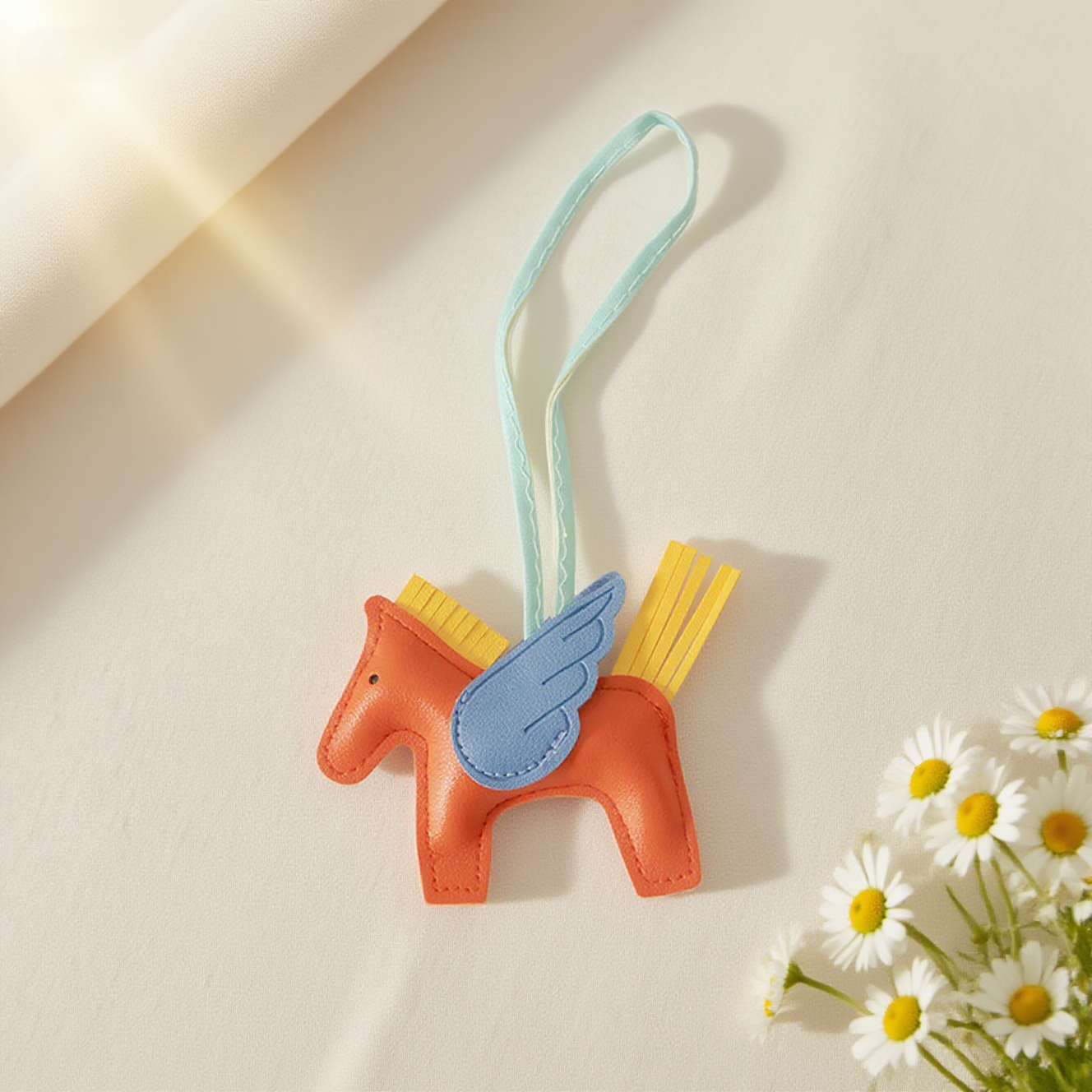 Angel Wings Pony Bag Charm 23 Colors