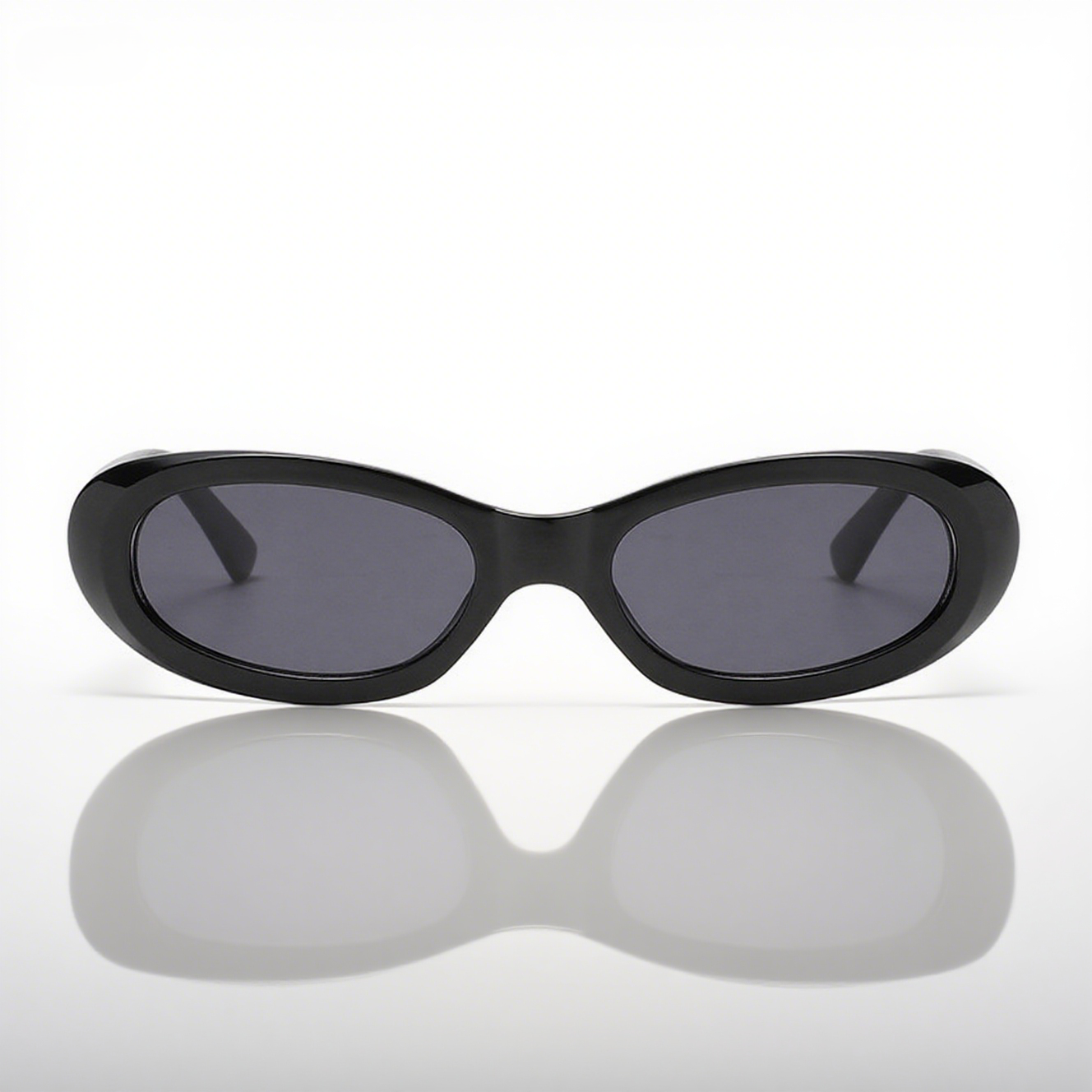 Trendy Oval Cat-Eye Sunglasses