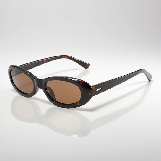 Trendy Oval Cat-Eye Sunglasses
