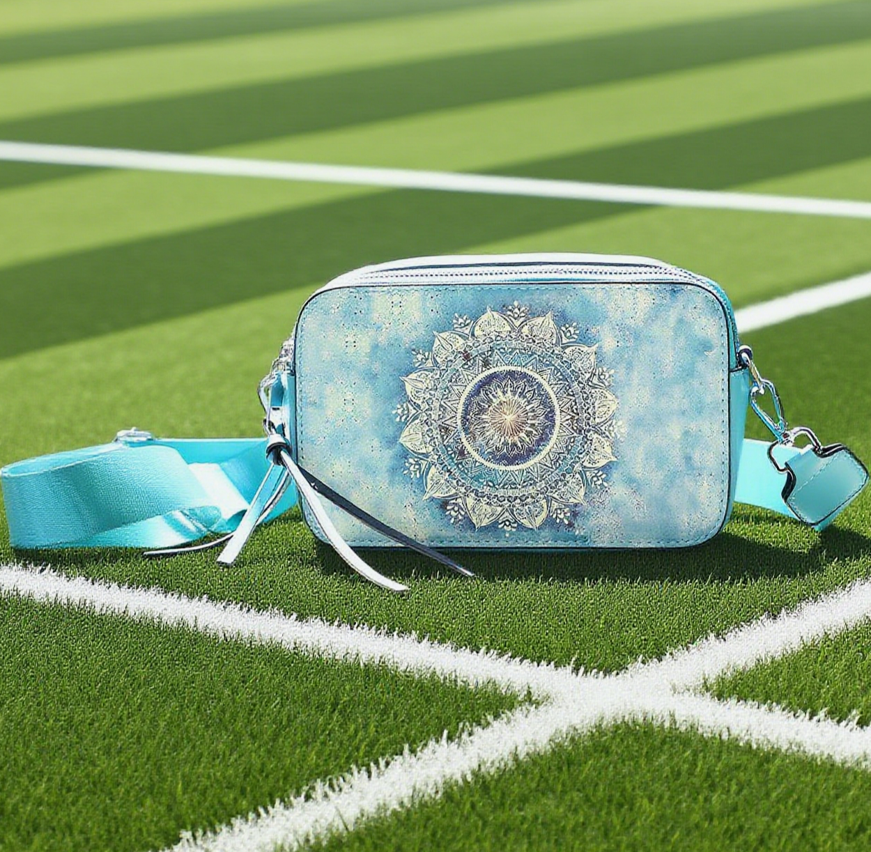 Printed funny pack crossbody bag