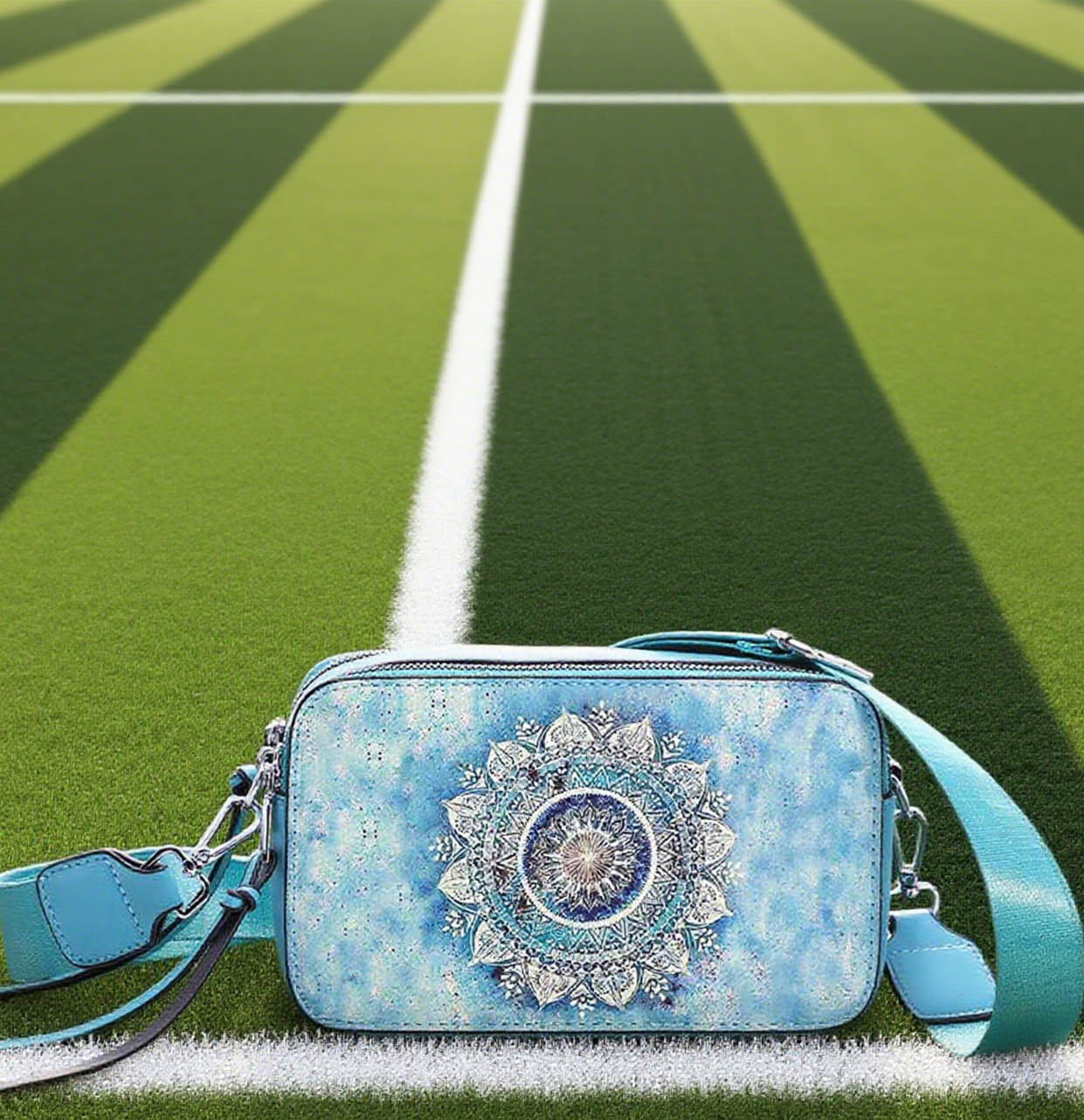 Printed funny pack crossbody bag