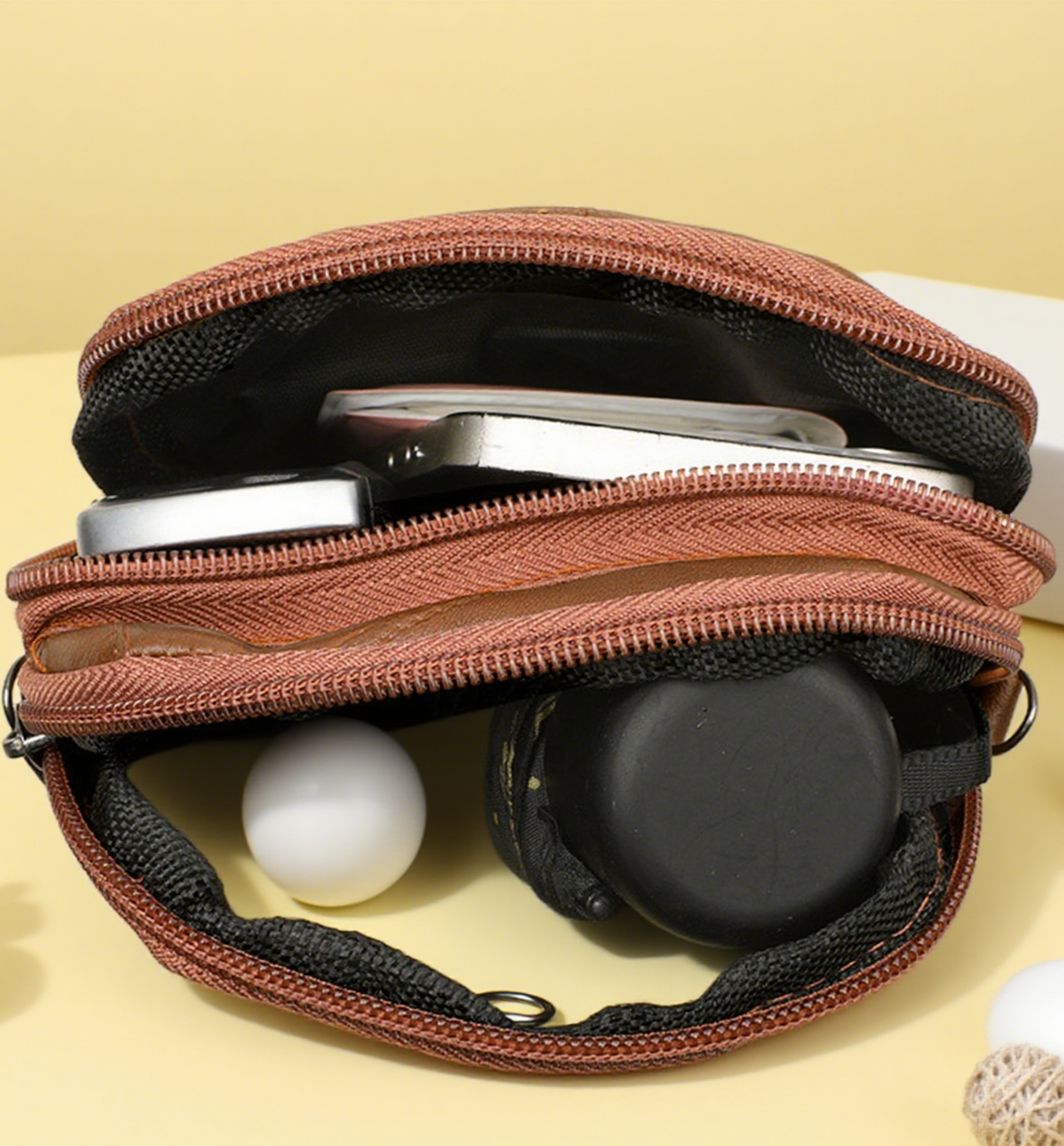 Solid color phone bag crossbody bag