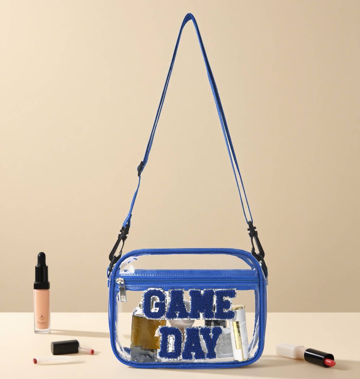 PVC Game Day Letter Crossbody Bag