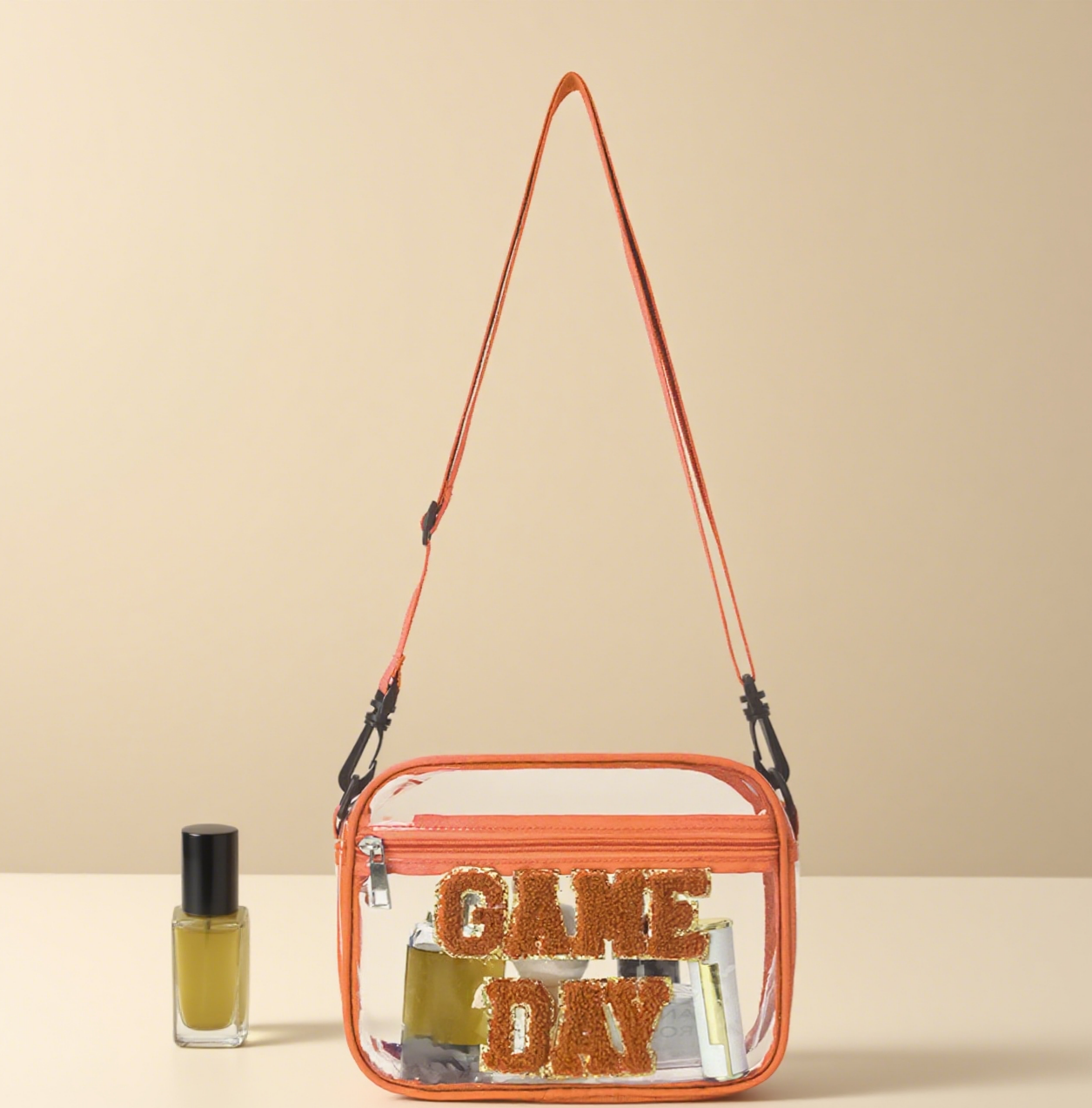 PVC Game Day Letter Crossbody Bag