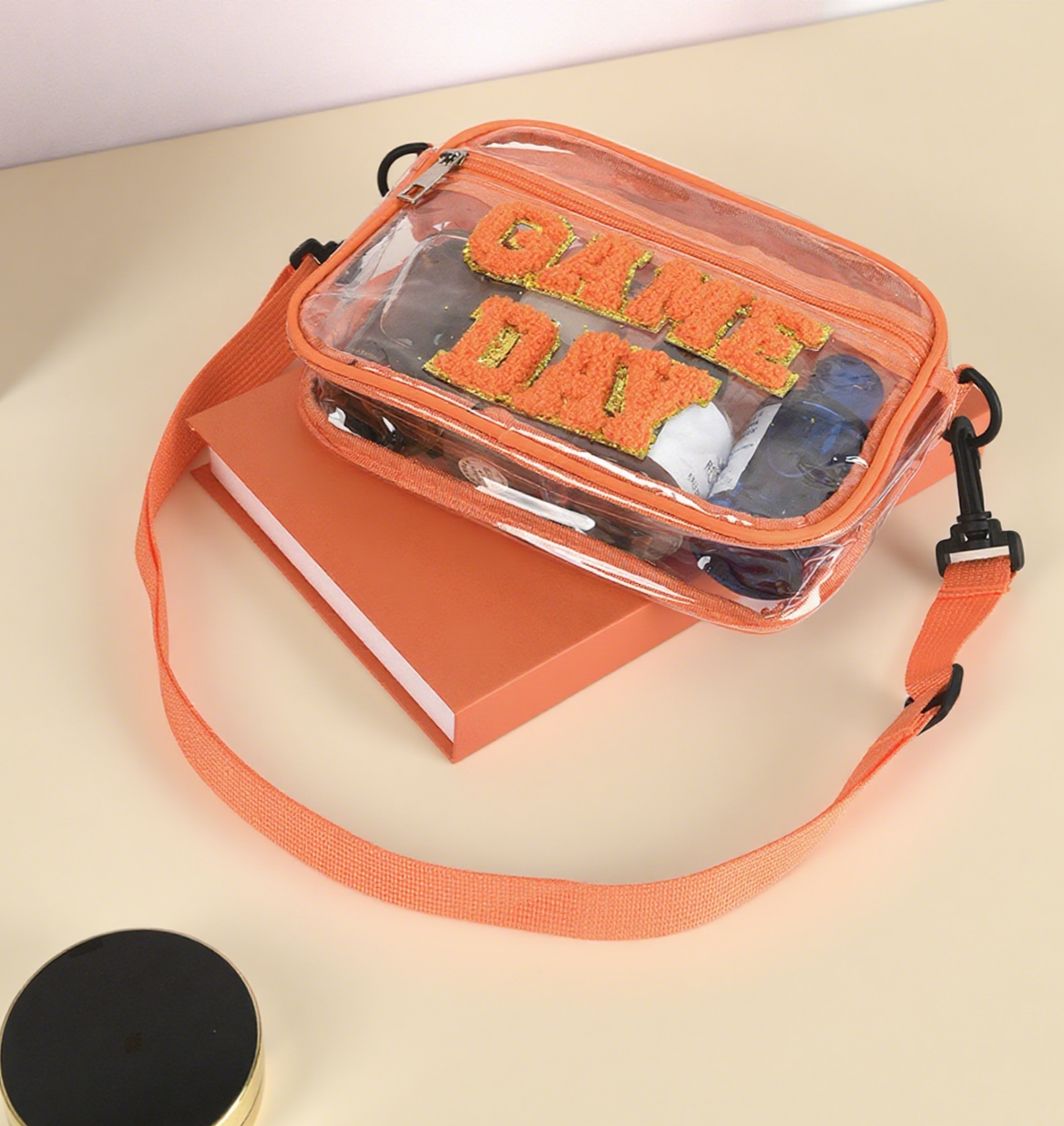 PVC Game Day Letter Crossbody Bag