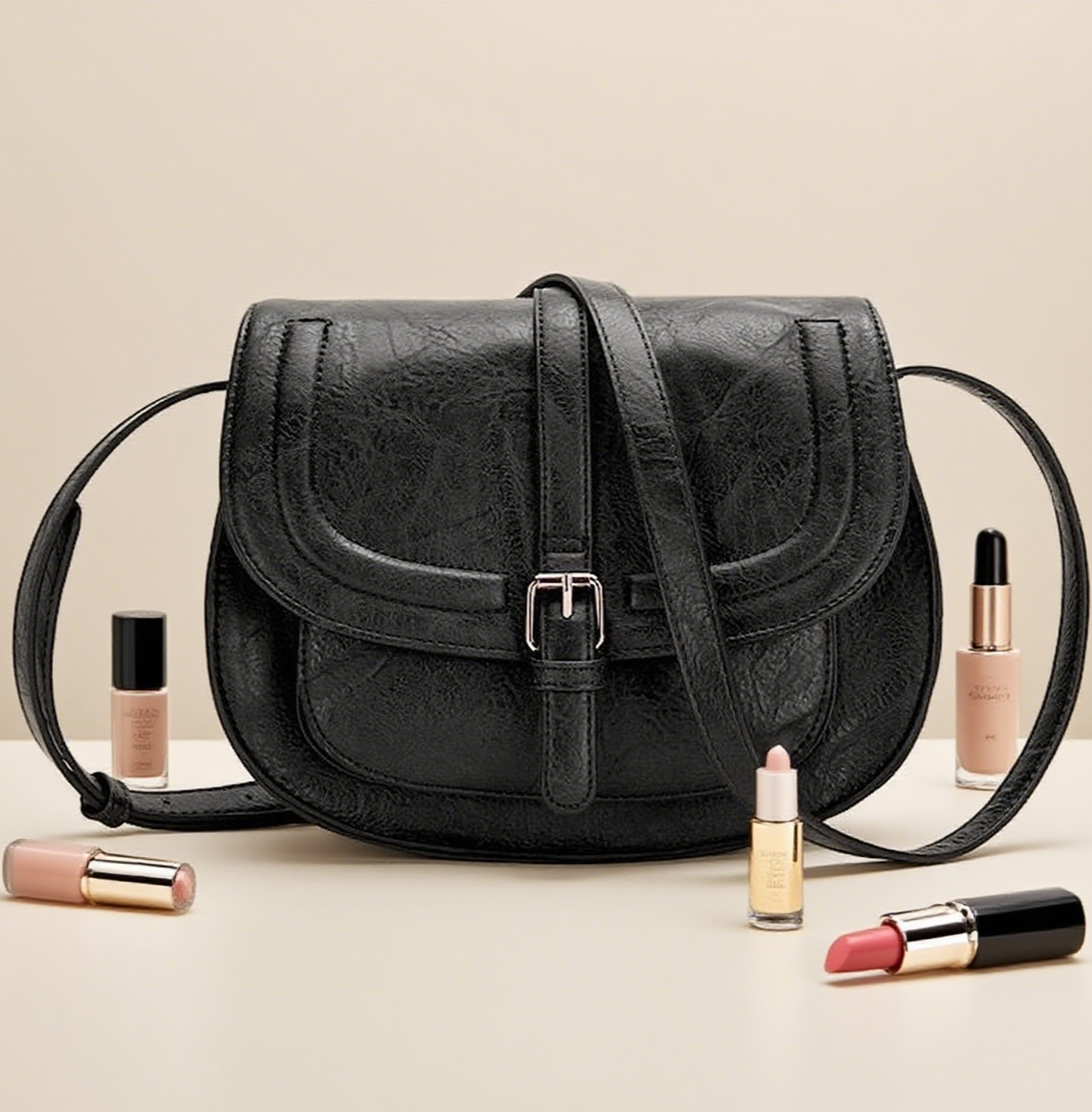 Vintage saddle bag crossbody bag