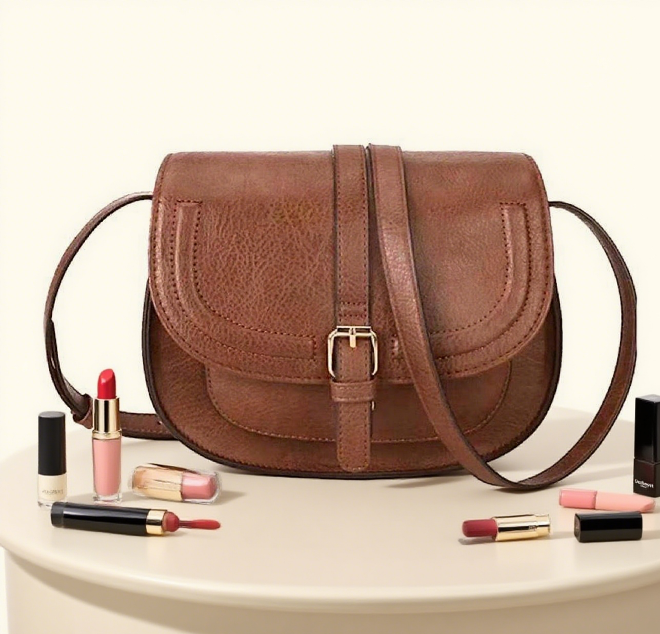 Vintage saddle bag crossbody bag