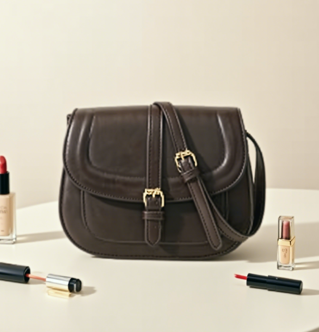 Vintage saddle bag crossbody bag