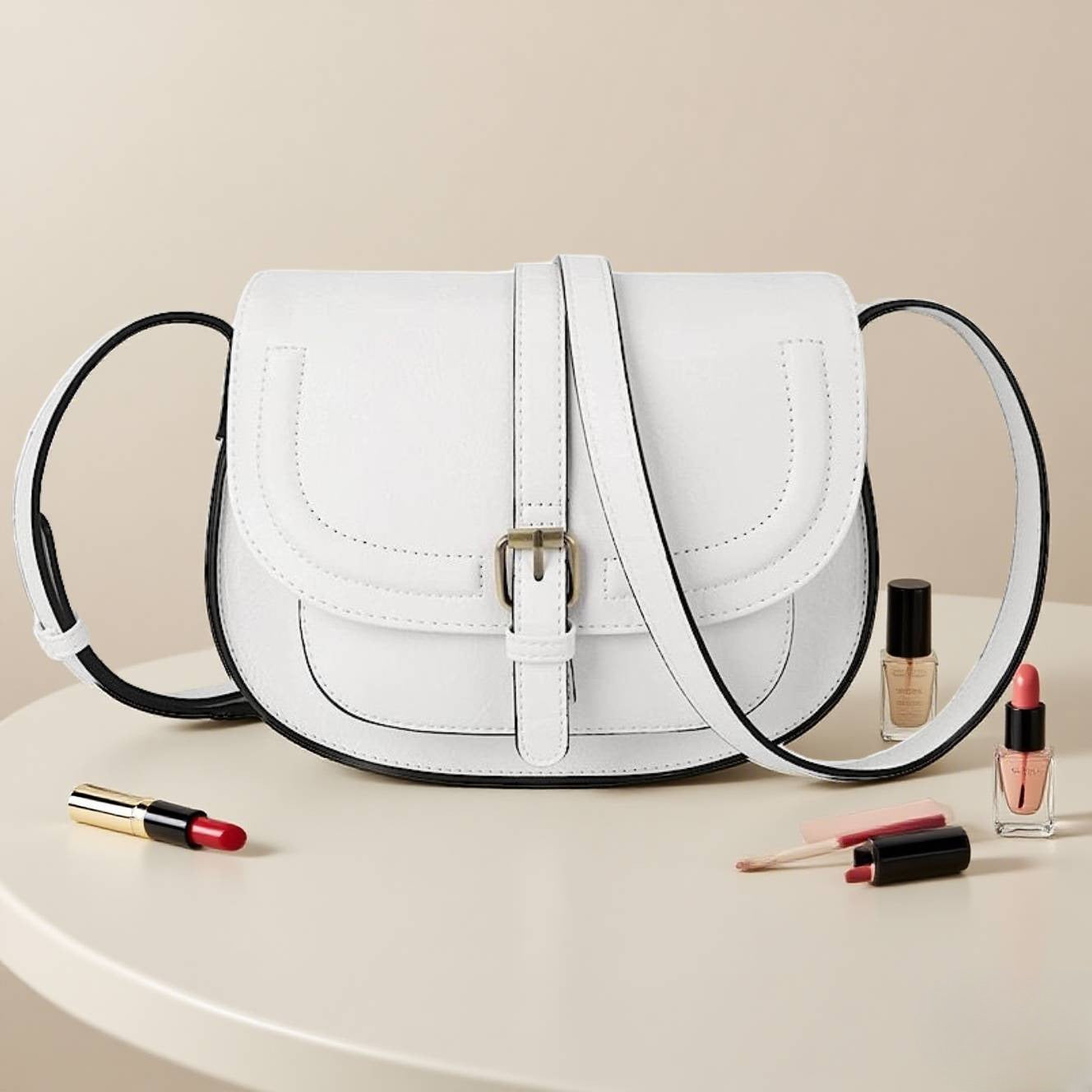 Vintage saddle bag crossbody bag