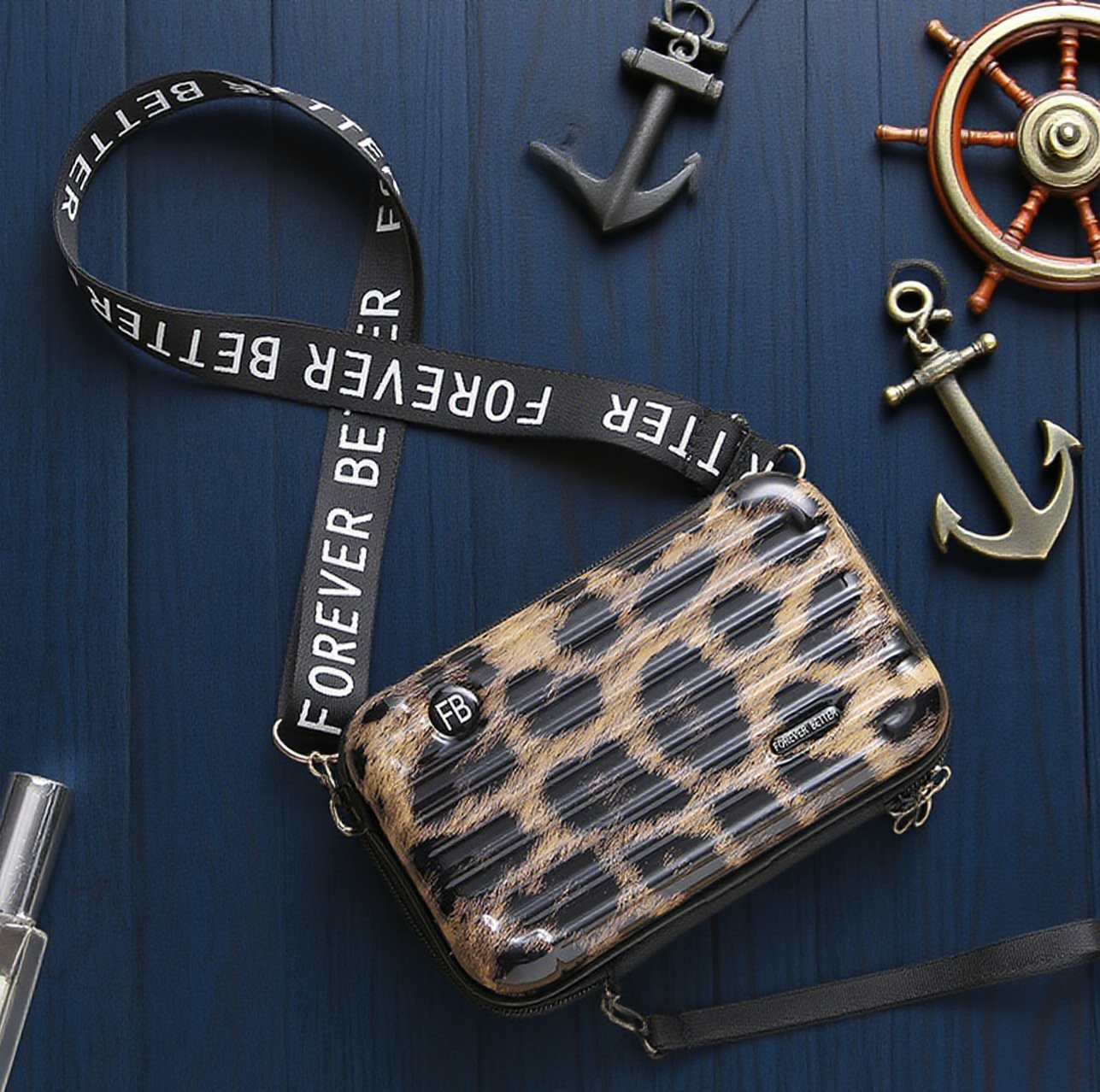 Forever better box crossbody bag