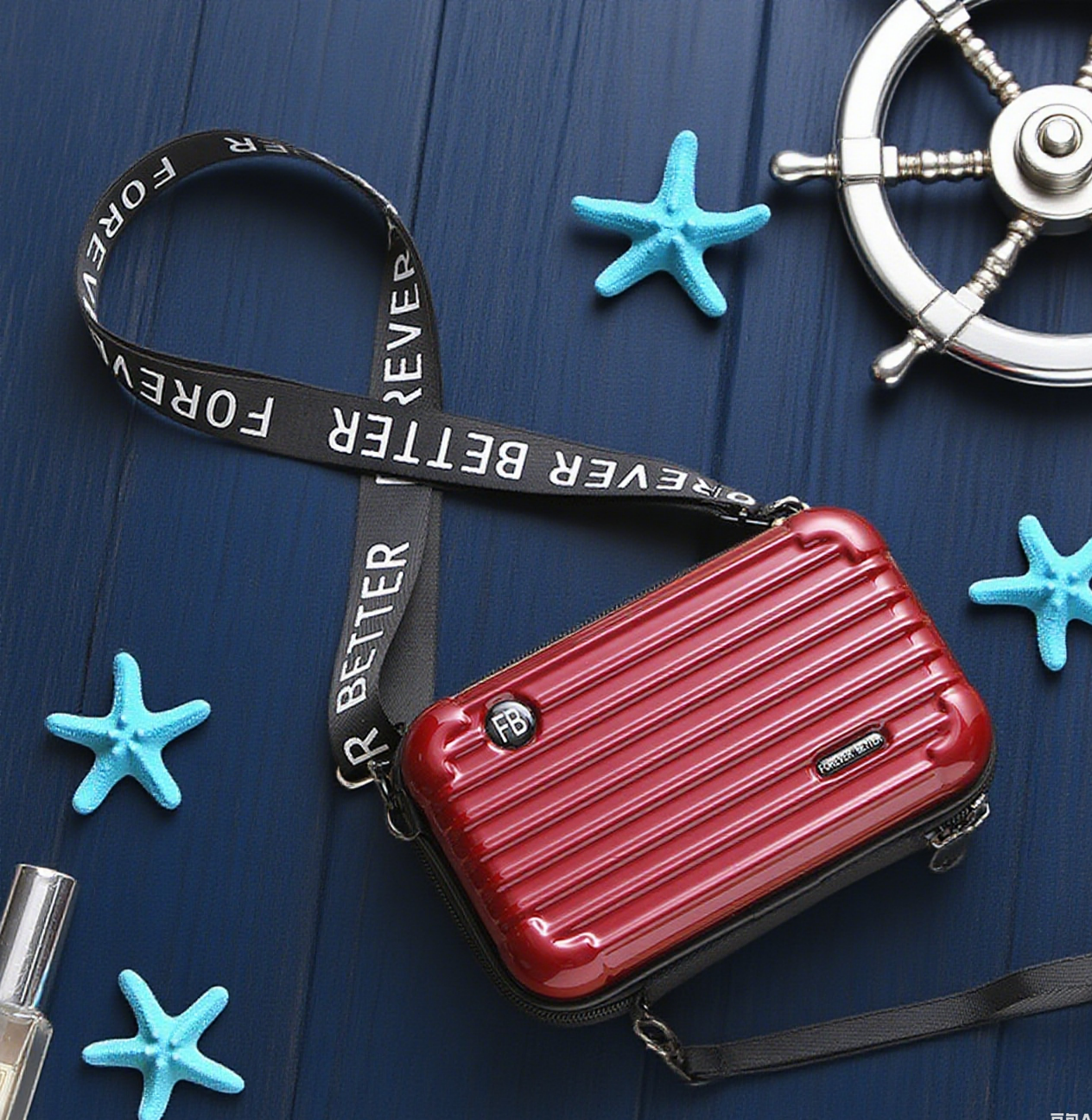 Forever better box crossbody bag