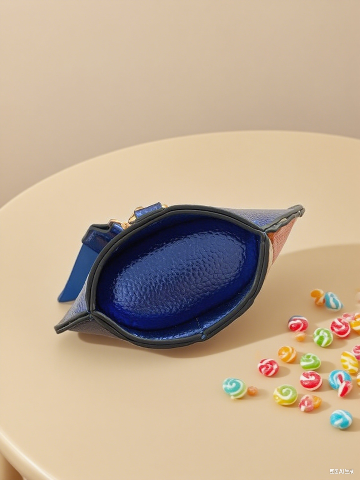 Y2K colorful rainbow print sling bag funny pack