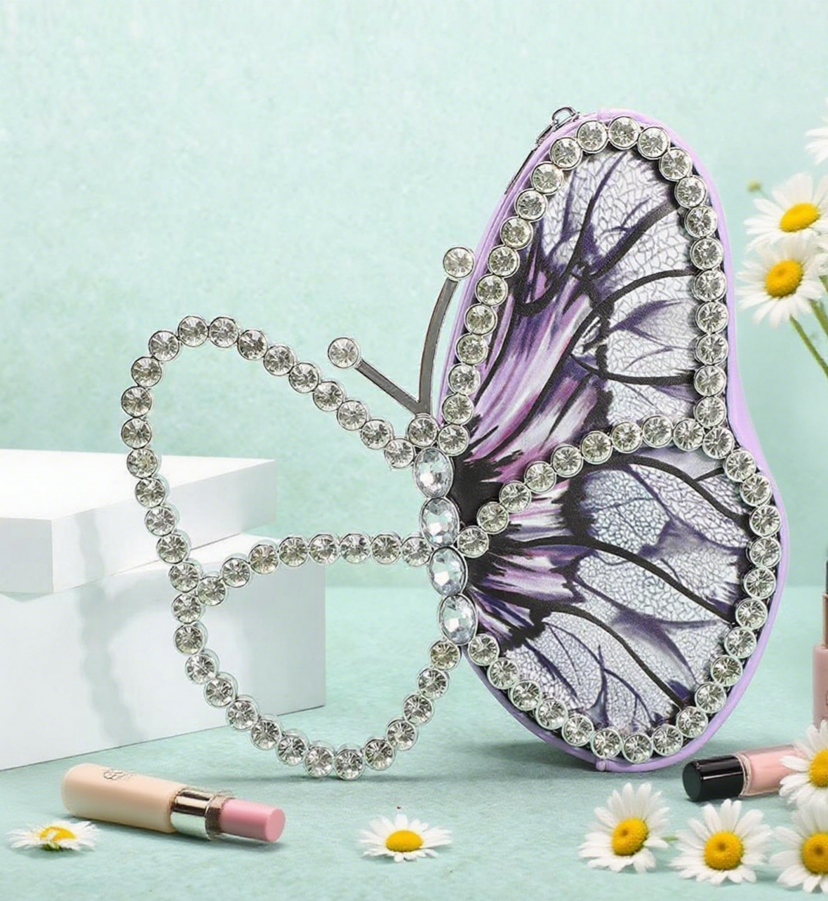 Diamond butterfly shape bag funny pack