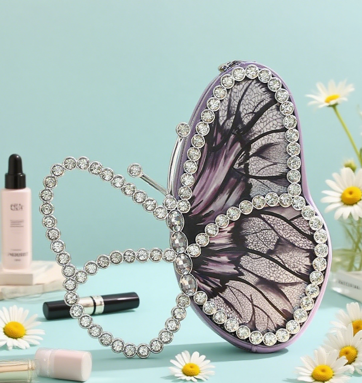 Diamond butterfly shape bag funny pack