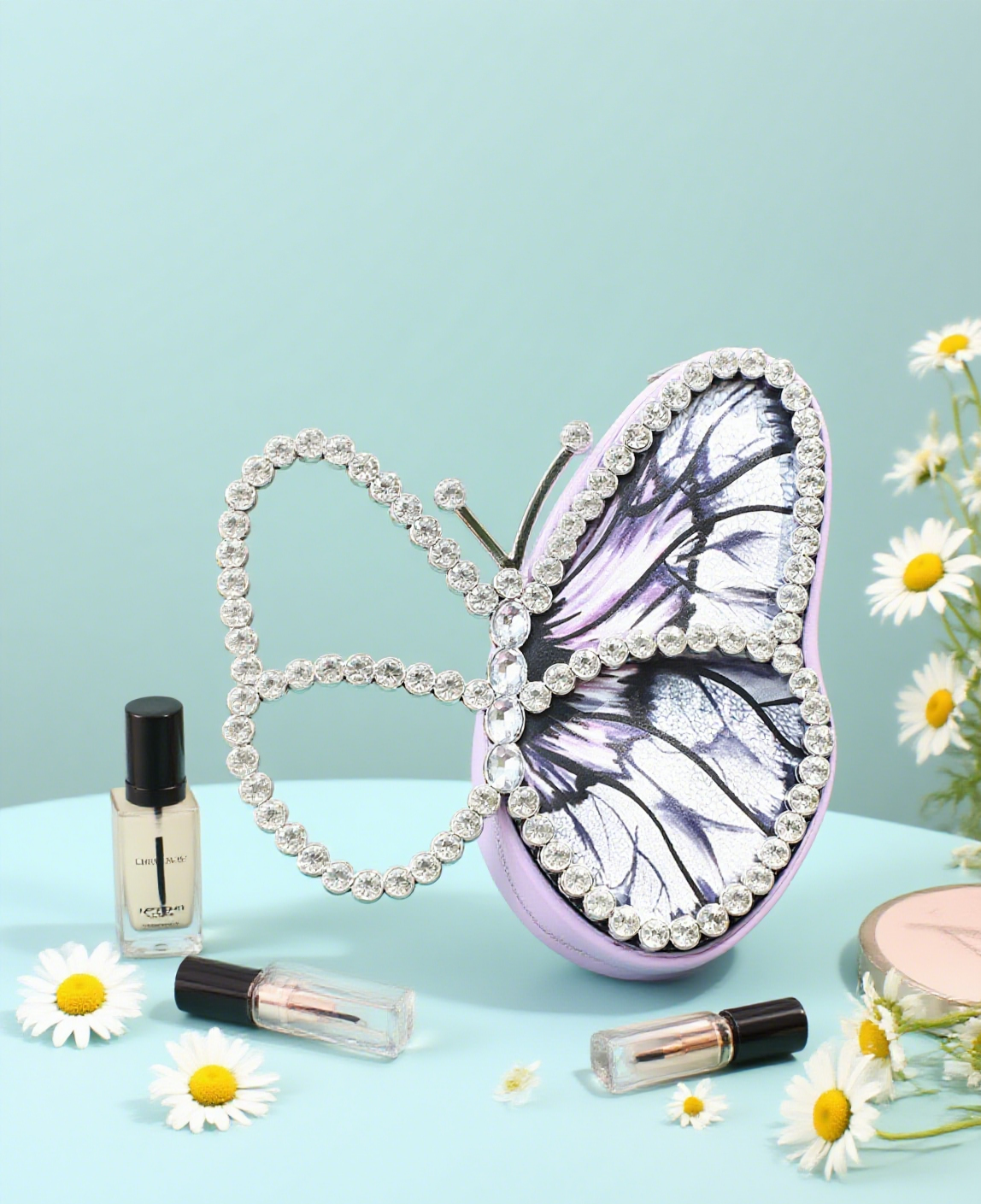 Diamond butterfly shape bag funny pack
