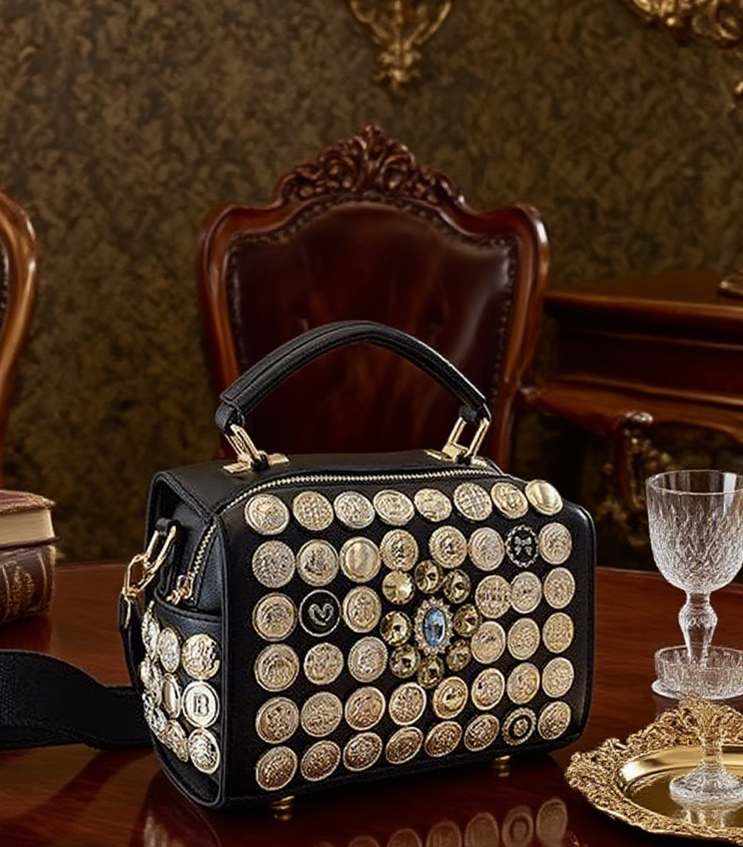 Elegant multi-button bag funny pack
